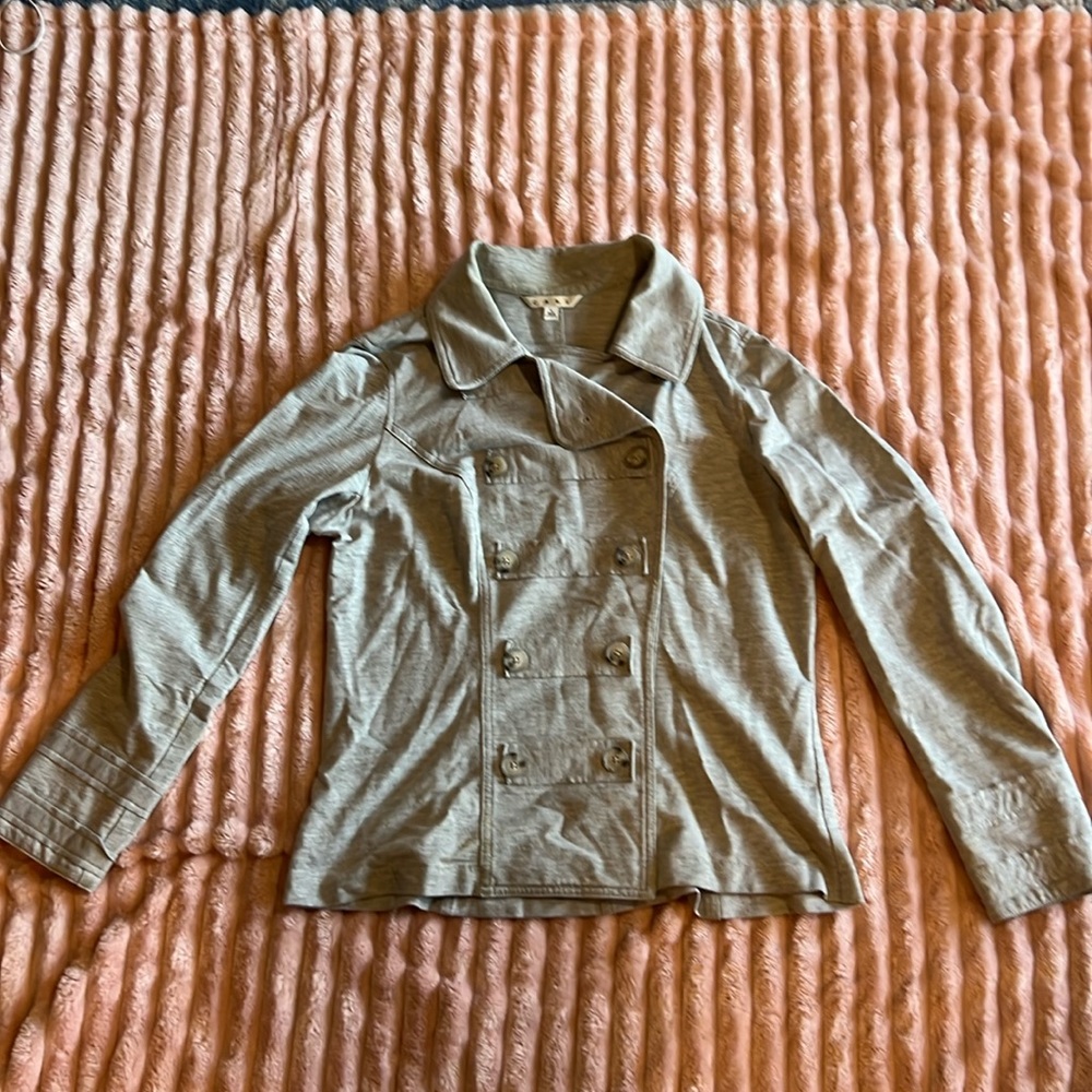 Cabi Woman’s Gray Button Up Jacket - Size L